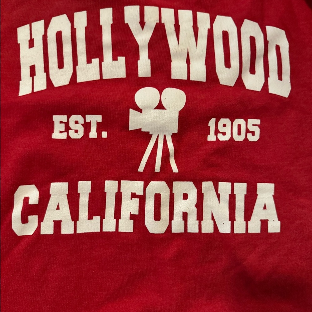 Red Hollywood California Sweatshirt - Picture 2 of 6